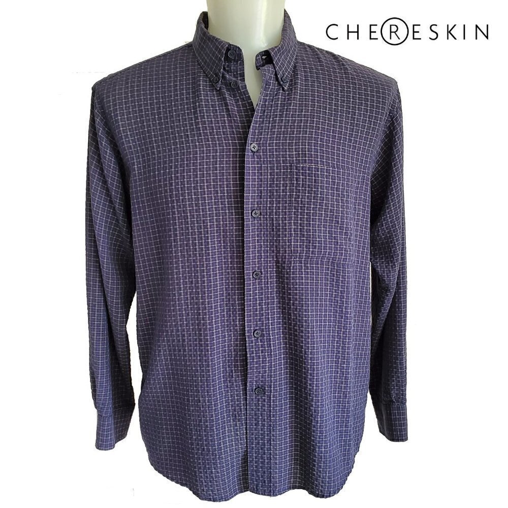 CHERESKIN Slightly Dressy Office Casual Shirt Size L